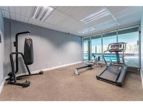 314-4944 Dalton Drive Nw Drive, Calgary, AB - Indoor Photo Showing Gym Room