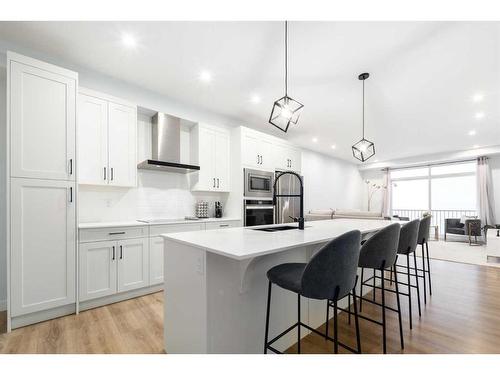 501-30 Sage Hill Walk Nw, Calgary, AB - Indoor Photo Showing Kitchen With Upgraded Kitchen