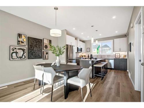 18 Wedderburn Gate, Okotoks, AB - Indoor Photo Showing Dining Room