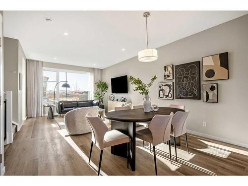 18 Wedderburn Gate, Okotoks, AB - Indoor Photo Showing Dining Room