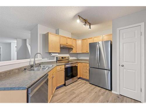 348 Mckenzie Towne Link Se, Calgary, AB - Indoor Photo Showing Kitchen With Stainless Steel Kitchen With Double Sink