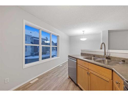 348 Mckenzie Towne Link Se, Calgary, AB - Indoor Photo Showing Kitchen With Double Sink