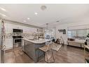 84 Everwillow Green Sw, Calgary, AB  - Indoor Photo Showing Kitchen With Double Sink With Upgraded Kitchen 