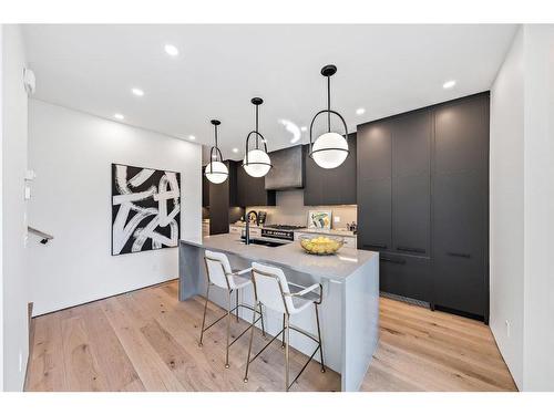 2301 13 Street Nw, Calgary, AB - Indoor Photo Showing Kitchen With Upgraded Kitchen