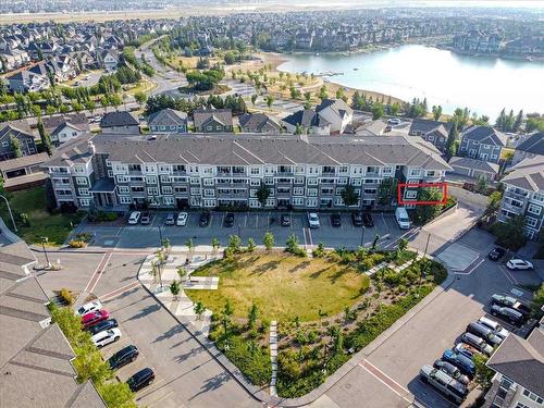 1211-11 Mahogany Row Se, Calgary, AB - Outdoor With Body Of Water With View