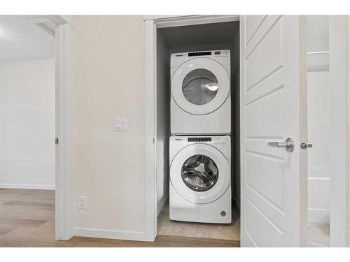 709-474 Seton Circle Se, Calgary, AB - Indoor Photo Showing Laundry Room