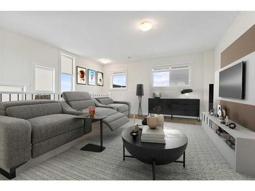 709-474 Seton Circle Se, Calgary, AB - Indoor Photo Showing Living Room