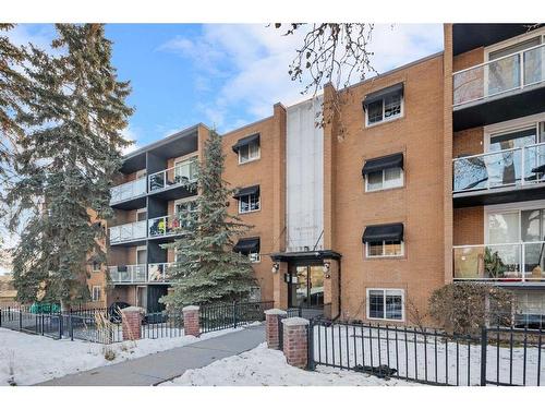 403-501 57 Avenue Sw, Calgary, AB - Outdoor With Balcony With Facade