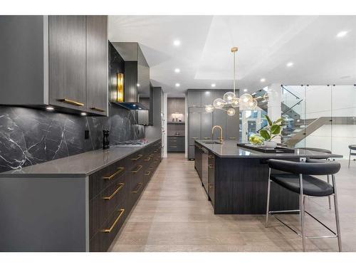 216 13 Street Ne, Calgary, AB - Indoor Photo Showing Kitchen With Upgraded Kitchen