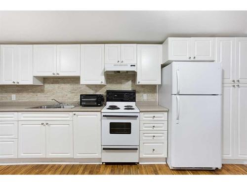 2040 47 Street Se, Calgary, AB - Indoor Photo Showing Kitchen With Double Sink