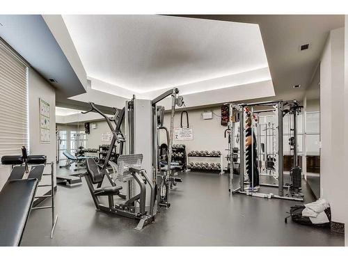 2612-3400 Edenwold Heights Nw, Calgary, AB - Indoor Photo Showing Gym Room