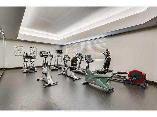 2612-3400 Edenwold Heights Nw, Calgary, AB - Indoor Photo Showing Gym Room