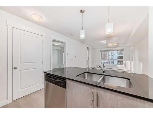 3303-240 Skyview Ranch Road Ne, Calgary, AB - Indoor Photo Showing Kitchen With Double Sink