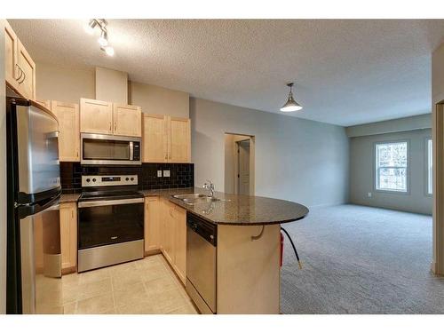 2204-11811 Lake Fraser Drive Se, Calgary, AB - Indoor Photo Showing Kitchen