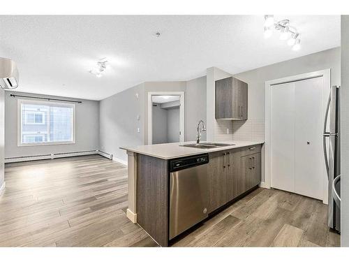 2312-4641 128 Avenue Ne, Calgary, AB - Indoor Photo Showing Kitchen With Stainless Steel Kitchen