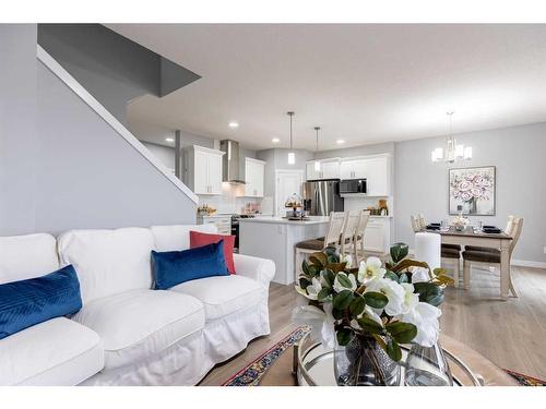 108 Ranchers View, Okotoks, AB - Indoor Photo Showing Living Room