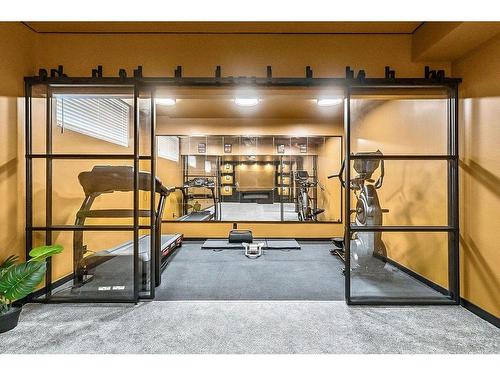 86 West Point Mews Sw, Calgary, AB - Indoor Photo Showing Gym Room