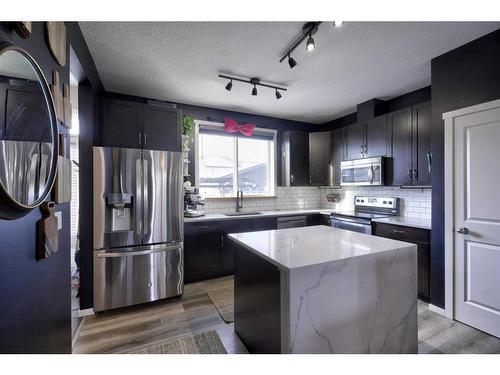 656 Walden Drive Se, Calgary, AB - Indoor Photo Showing Kitchen With Upgraded Kitchen