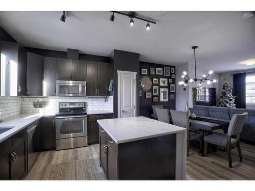 656 Walden Drive Se, Calgary, AB - Indoor Photo Showing Kitchen With Upgraded Kitchen