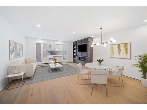 2303 13 Street Nw, Calgary, AB - Indoor Photo Showing Living Room