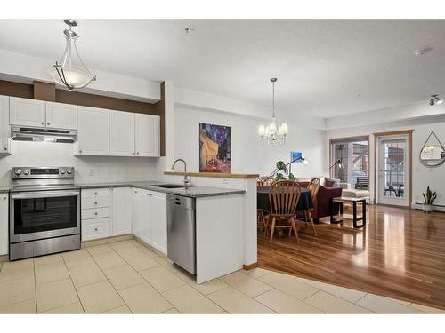 233-223 Tuscany Springs Boulevard Nw, Calgary, AB - Indoor Photo Showing Kitchen