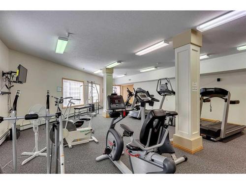 233-223 Tuscany Springs Boulevard Nw, Calgary, AB - Indoor Photo Showing Gym Room