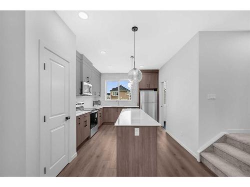 43 Sage Hill Lane Nw, Calgary, AB - Indoor Photo Showing Kitchen With Upgraded Kitchen