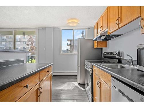 401-1236 15 Avenue Sw, Calgary, AB - Indoor Photo Showing Kitchen