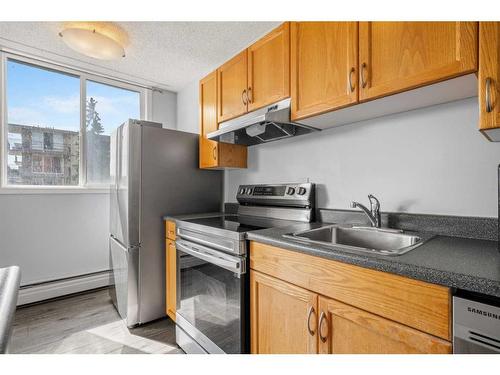 401-1236 15 Avenue Sw, Calgary, AB - Indoor Photo Showing Kitchen