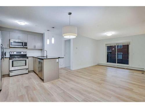 3304-240 Skyview Ranch Road Ne, Calgary, AB - Indoor Photo Showing Kitchen With Stainless Steel Kitchen