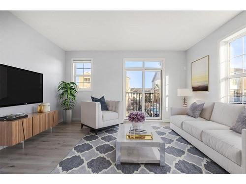 47 Sherwood Row Nw, Calgary, AB - Indoor Photo Showing Living Room