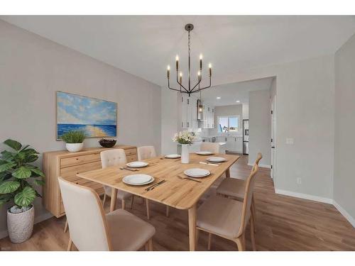 34 Lewiston Way, Calgary, AB - Indoor Photo Showing Dining Room