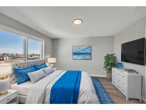 34 Lewiston Way, Calgary, AB - Indoor Photo Showing Bedroom