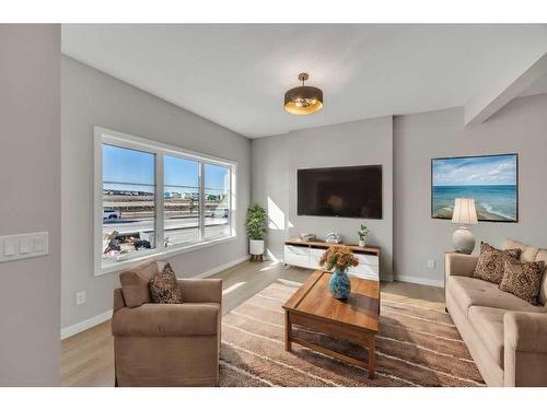 34 Lewiston Way, Calgary, AB - Indoor Photo Showing Living Room