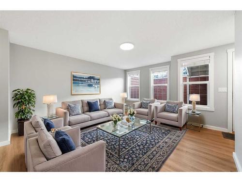 1415 Auburn Bay Circle Se, Calgary, AB - Indoor Photo Showing Living Room