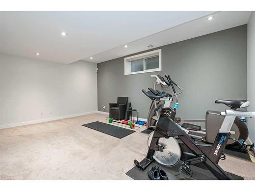 1-3716 16 Street Sw, Calgary, AB - Indoor Photo Showing Gym Room