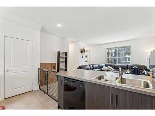 508 Silverado Skies Common Sw, Calgary, AB - Indoor Photo Showing Kitchen With Double Sink