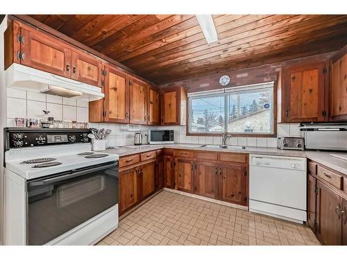 8312 46 Avenue Nw, Calgary, AB - Indoor Photo Showing Kitchen With Double Sink