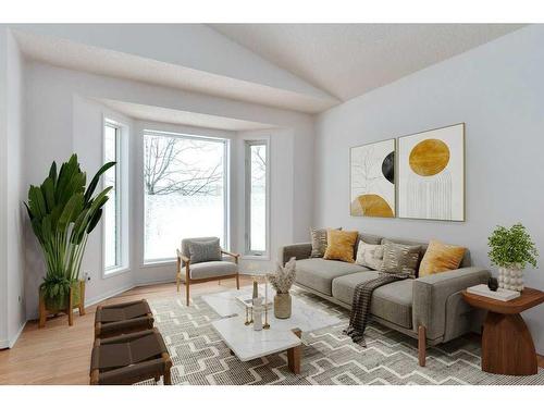 80 Rivercrest Crescent Se, Calgary, AB - Indoor Photo Showing Living Room