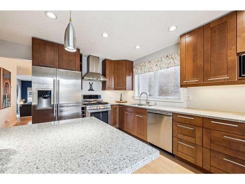 739 Queensland Drive Se, Calgary, AB - Indoor Photo Showing Kitchen