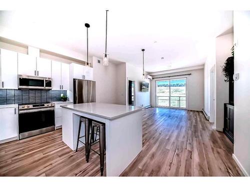 6013-15 Sage Meadows Landing Nw, Calgary, AB - Indoor Photo Showing Kitchen With Upgraded Kitchen