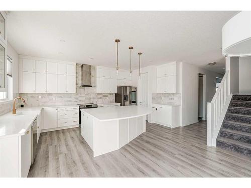 76 Carrington Close Nw, Calgary, AB - Indoor Photo Showing Kitchen With Upgraded Kitchen