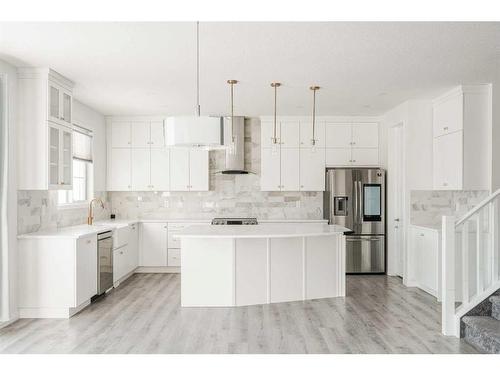 76 Carrington Close Nw, Calgary, AB - Indoor Photo Showing Kitchen With Upgraded Kitchen