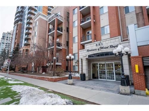 406-881 15 Avenue Sw, Calgary, AB - Outdoor With Balcony With Facade