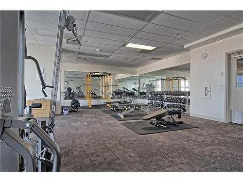 2405-225 11 Avenue Se, Calgary, AB - Indoor Photo Showing Gym Room