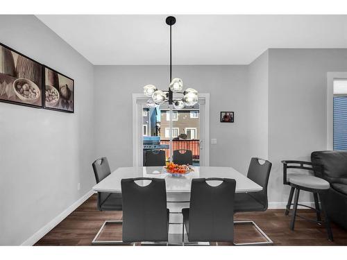 469 Creekrun Crescent Sw, Airdrie, AB - Indoor Photo Showing Dining Room