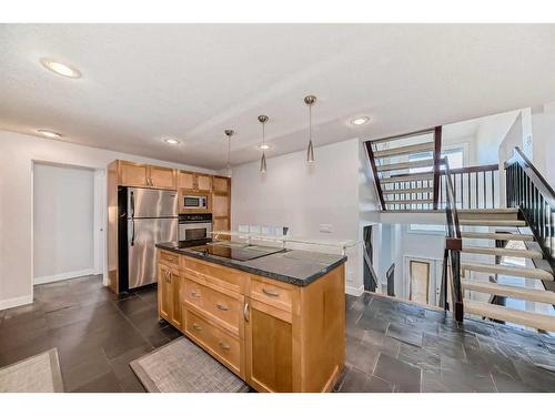 5823 Coach Hill Road Sw, Calgary, AB - Indoor Photo Showing Kitchen With Double Sink