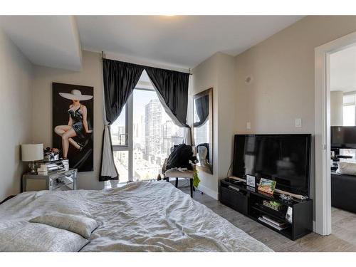 1509-1122 3 Street Se, Calgary, AB - Indoor Photo Showing Bedroom