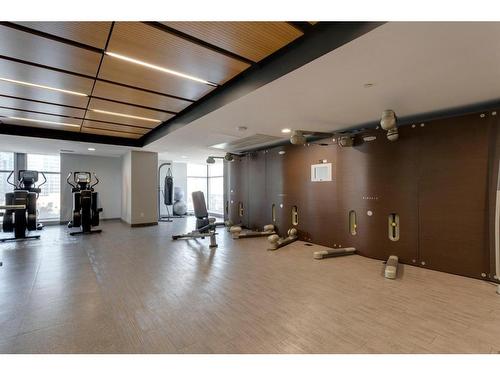 1509-1122 3 Street Se, Calgary, AB - Indoor Photo Showing Gym Room