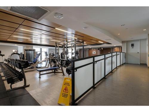 1509-1122 3 Street Se, Calgary, AB - Indoor Photo Showing Gym Room